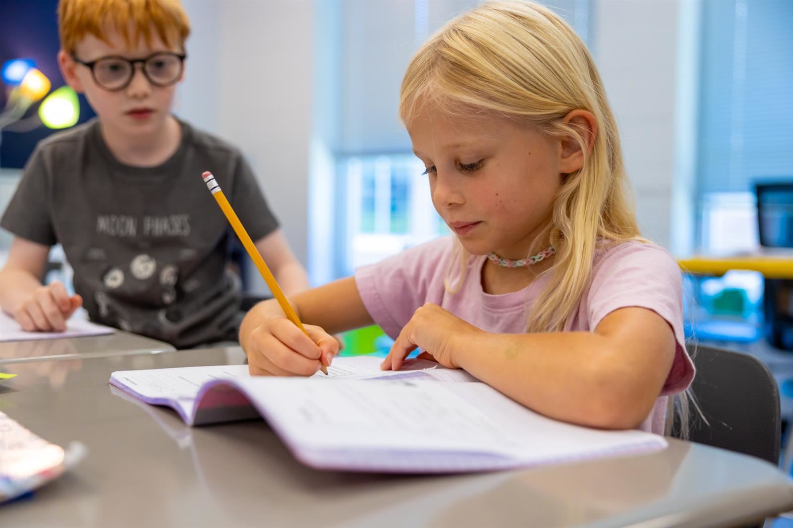 girl writing